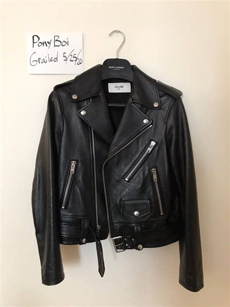 celine leather jacket hedi|hedi slimane botox clothes.